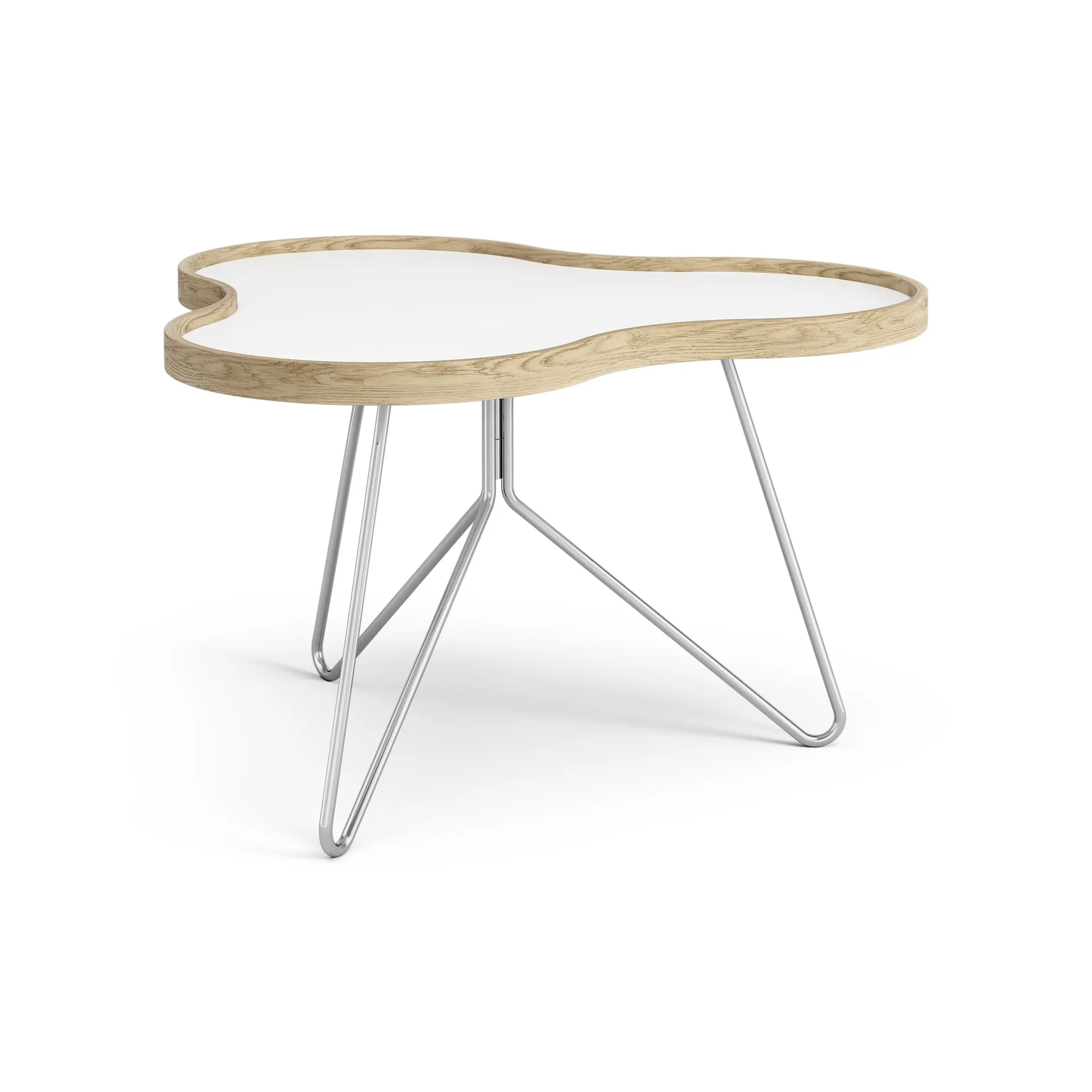 Flower bord 62 x 66 cm, H 39 cm Lakkert eik Swedese