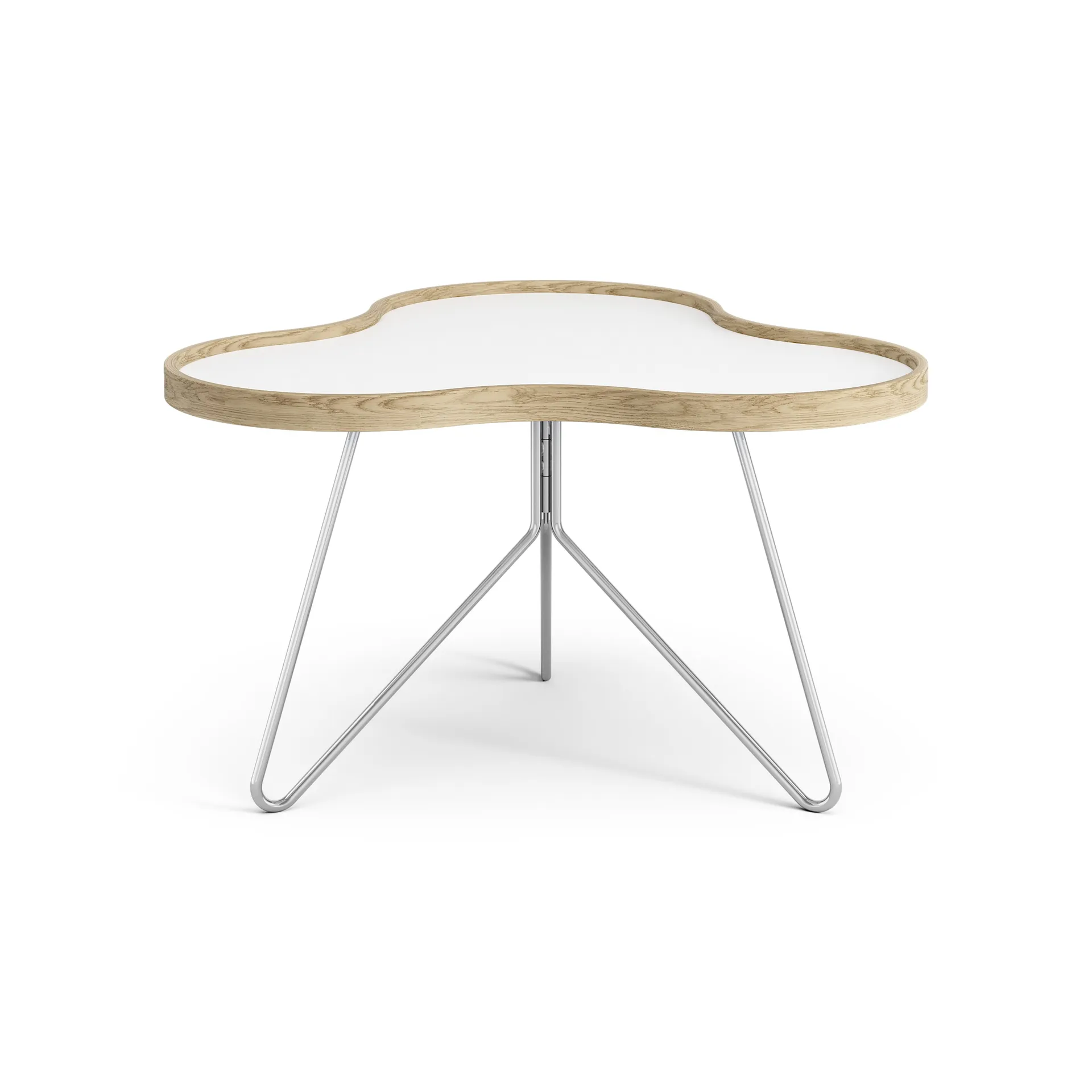 Flower bord 62 x 66 cm, H 39 cm Lakkert eik Swedese