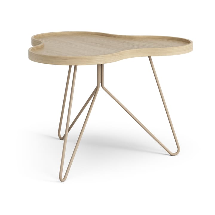 Flower mono bord 62 x 66 cm - H45 Eik lakkert-nutmeg RAL1019 - Swedese