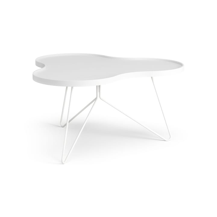 Flower mono bord 84 x 90 cm - H 45 cm Hvitlasert ask - Swedese