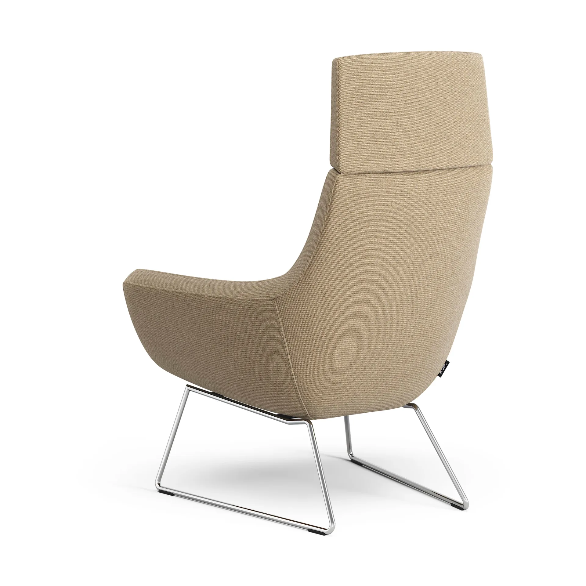 Happy lenestol høy, MLF 12 Mordon-krom Swedese