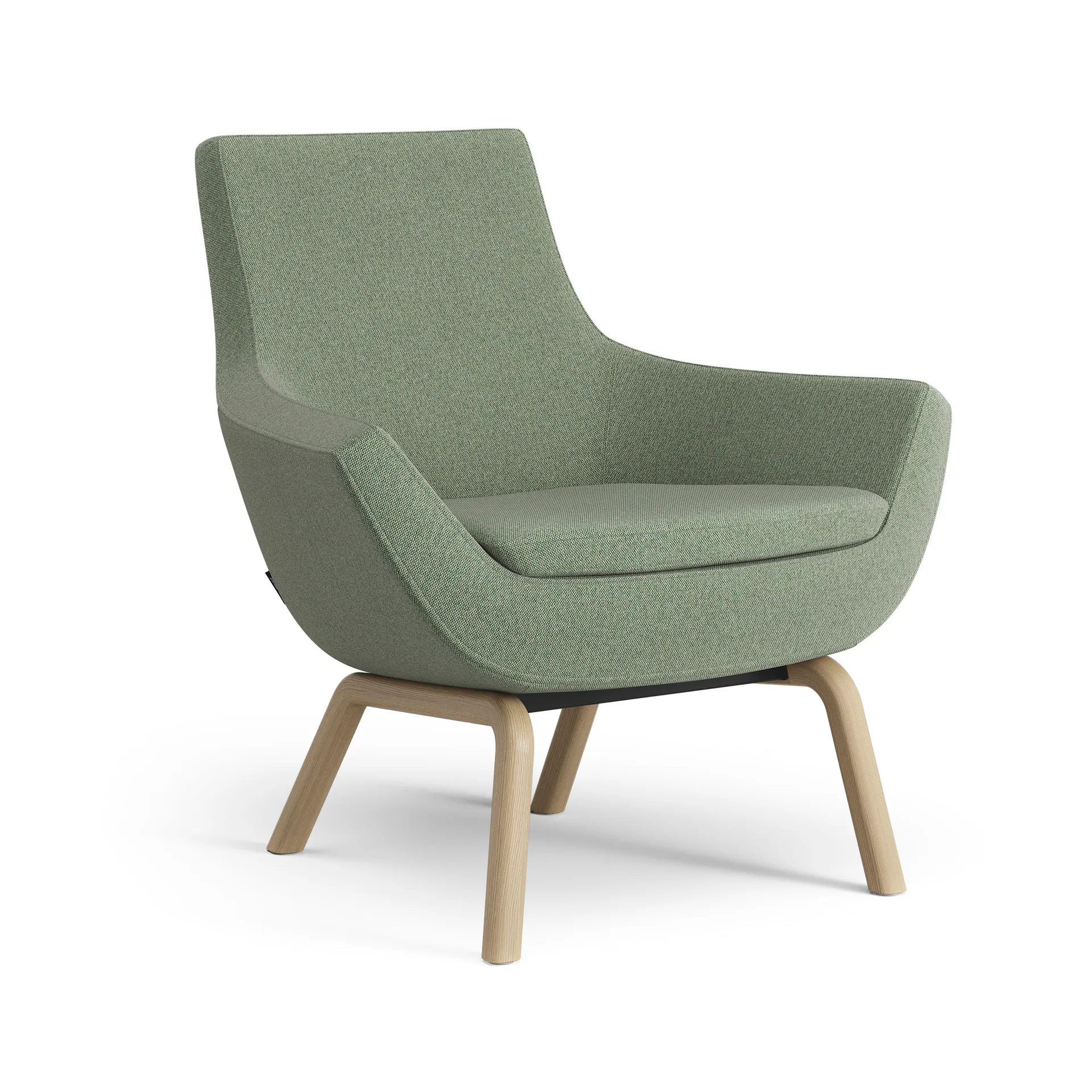 Happy lenestol lav, MLF 09 Monument-ask naturlakk Swedese