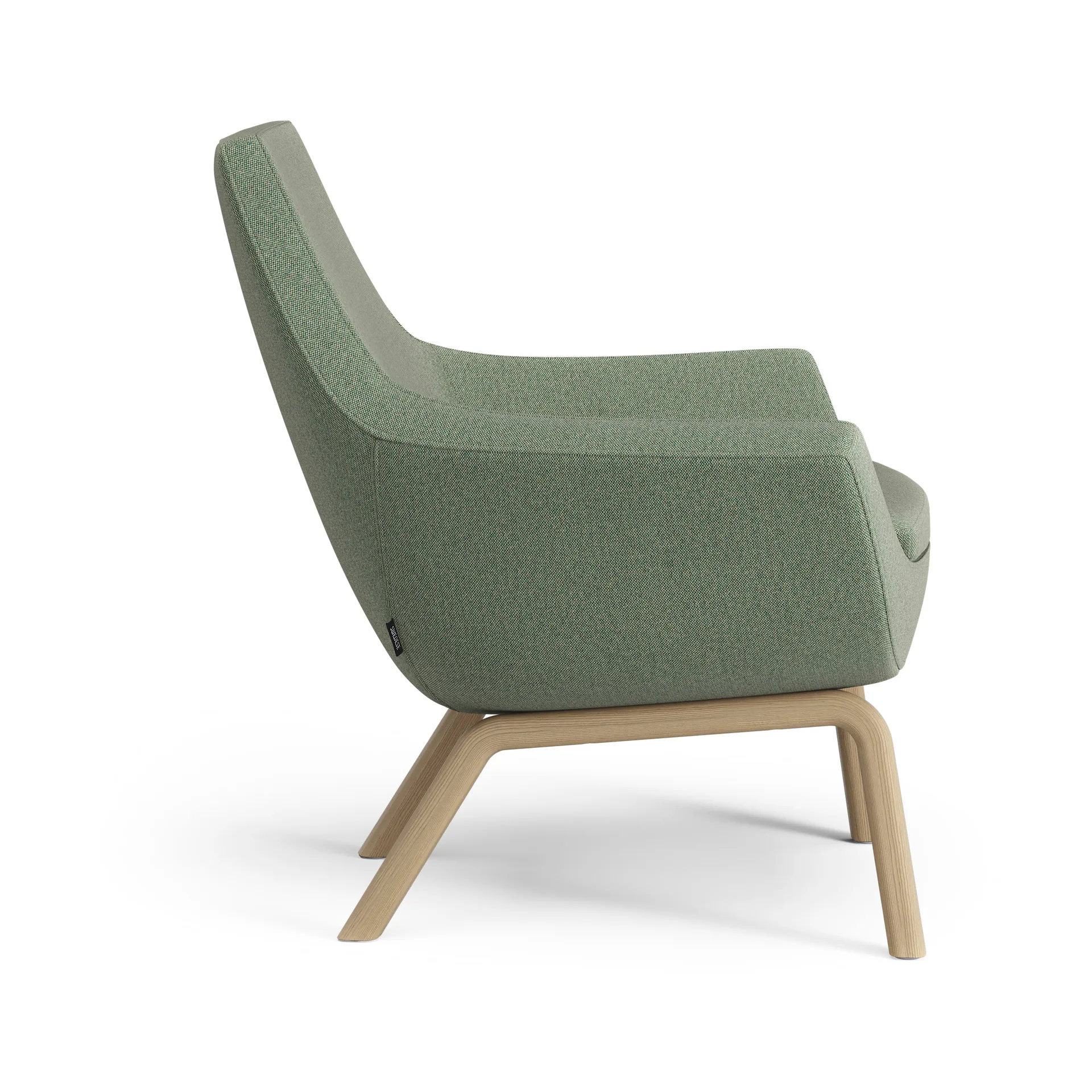 Happy lenestol lav, MLF 09 Monument-ask naturlakk Swedese