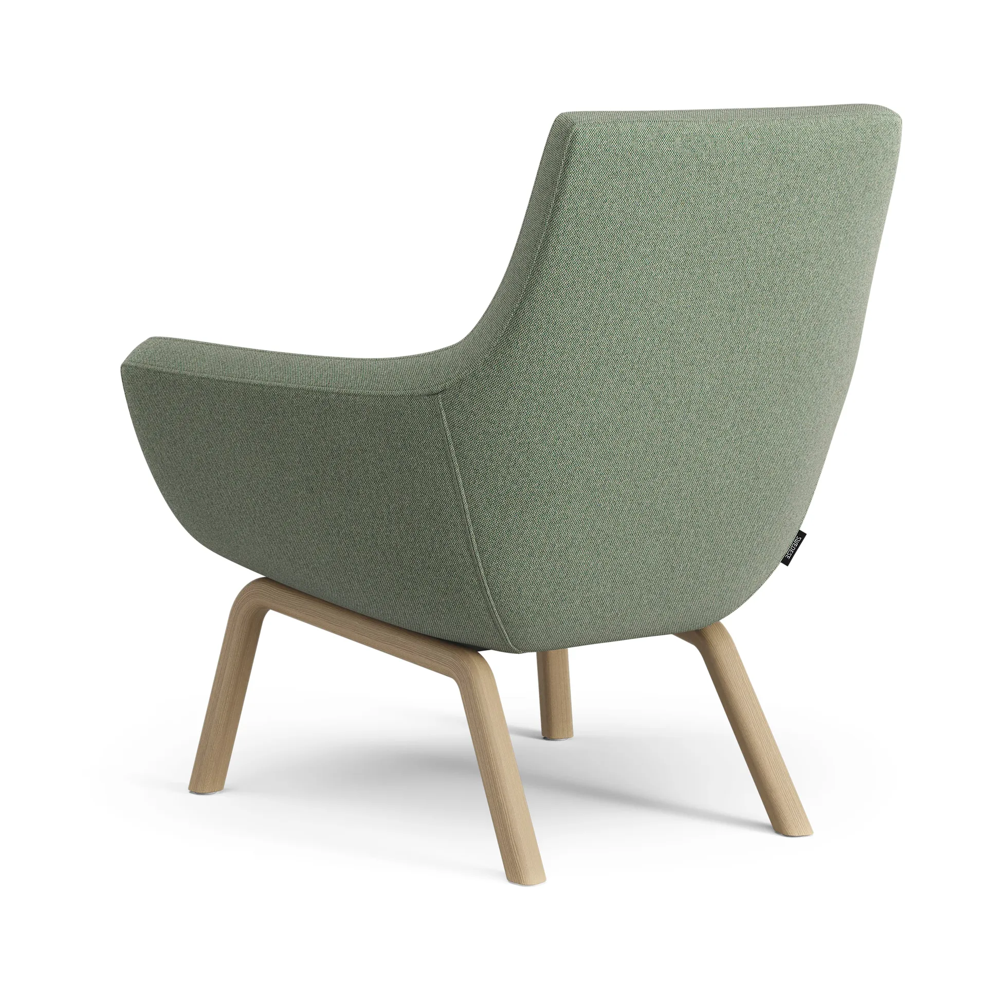 Happy lenestol lav, MLF 09 Monument-ask naturlakk Swedese