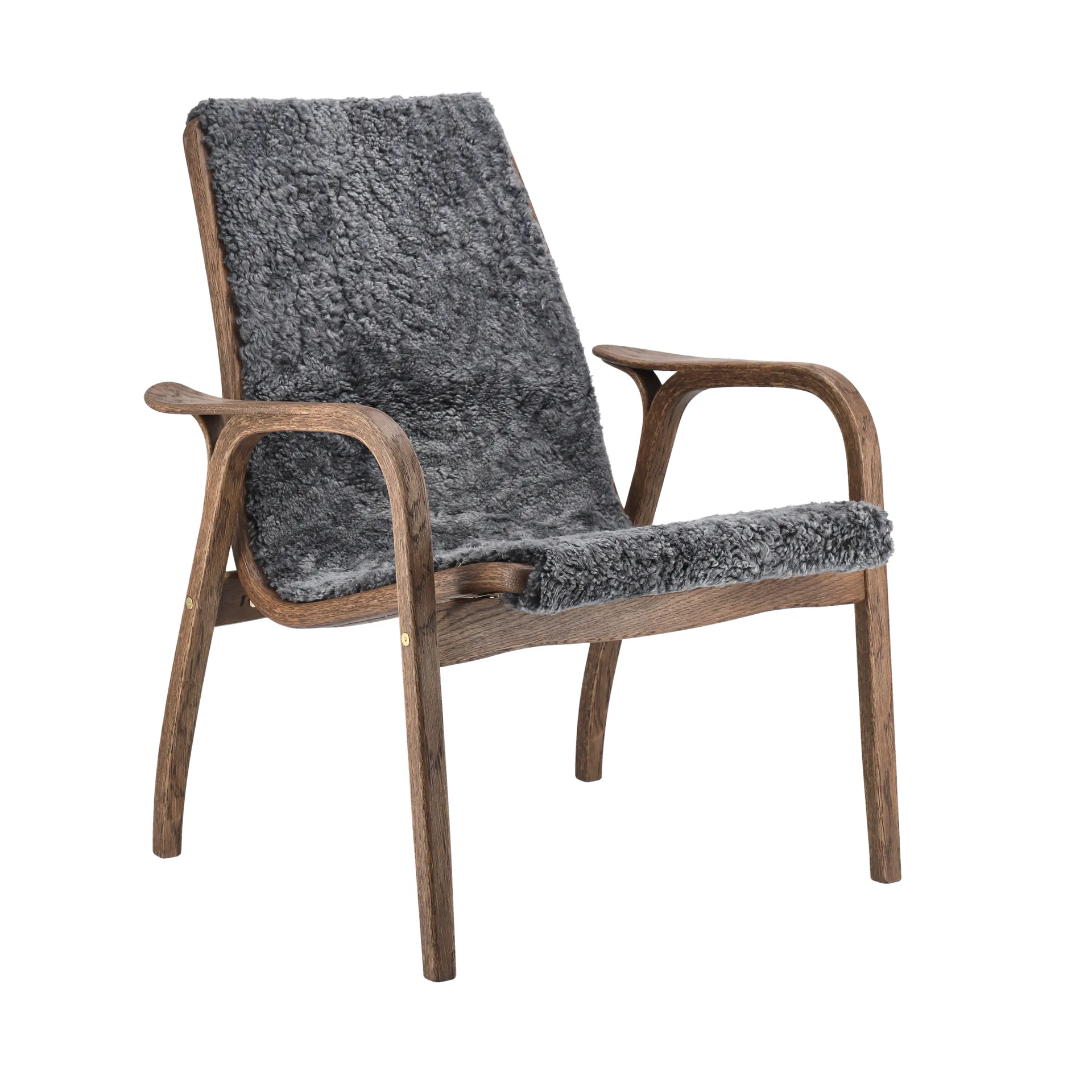 Laminett lenestol eik/saueskinn Special Edition, Rubio Monocoat Chocolate-Charcoal Swedese