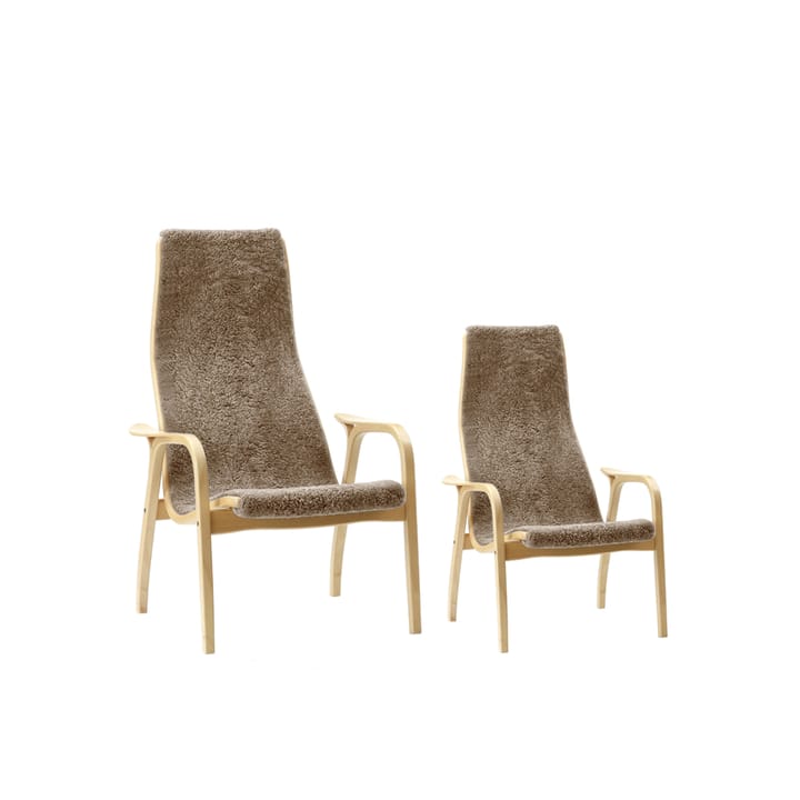 Lamini lenestol barn, saueskinn black, oljet eik Swedese