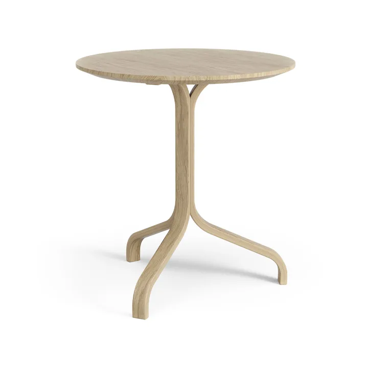 Lamino bord Ø46x49 cm - lakkert eik - Swedese