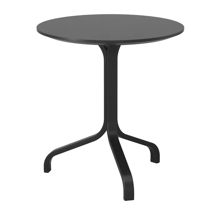 Lamino bord Ø46x49 cm - Svartbeiset bøk - Swedese