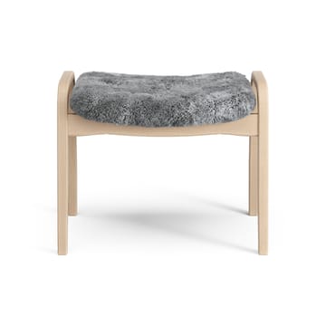 Lamino fotskammel lakkert bøk/saueskinn - Scandinavian Grey (grå) - Swedese