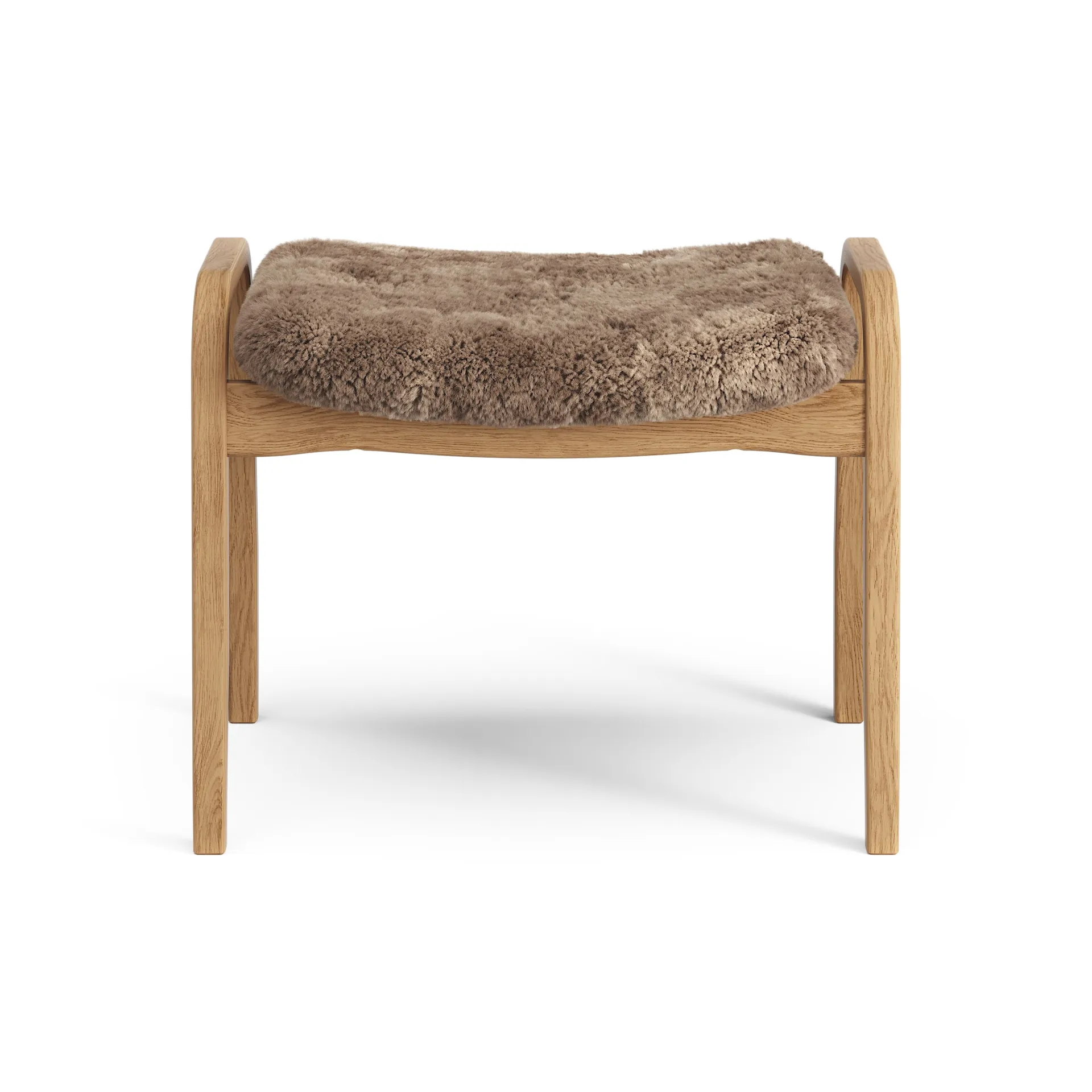 Lamino fotskammel oljet eik/saueskinn, Sahara (nougatbrun) Swedese