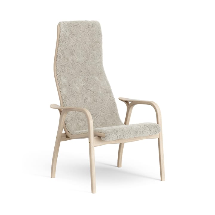 Lamino lenestol hvitpigmentert eik/saueskinn - Moonlight (beige) - Swedese