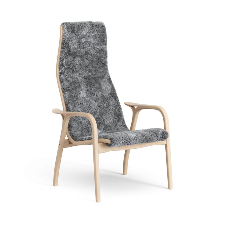 Lamino lenestol lakkert bøk/saueskinn - Scandinavian Grey (grå) - Swedese