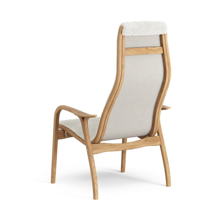 Lamino lenestol oljet eik/saueskinn, Off-white (hvit) Swedese