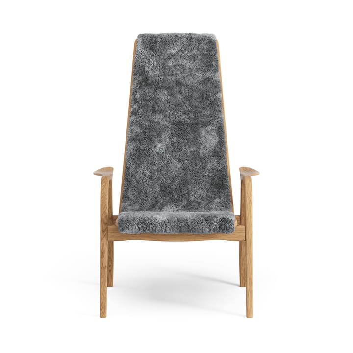 Lamino lenestol oljet eik/saueskinn, Scandinavian Grey (grå) Swedese