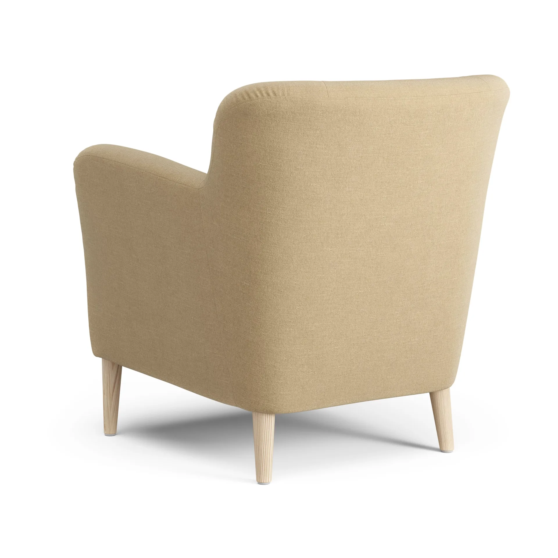 Nova lenestol med knapper, Linara 08 Fudge-ask naturlakk Swedese