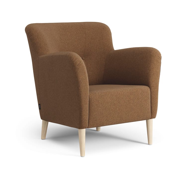 Nova lenestol med knapper - MLF 15 Stockwell-ask naturlakk - Swedese