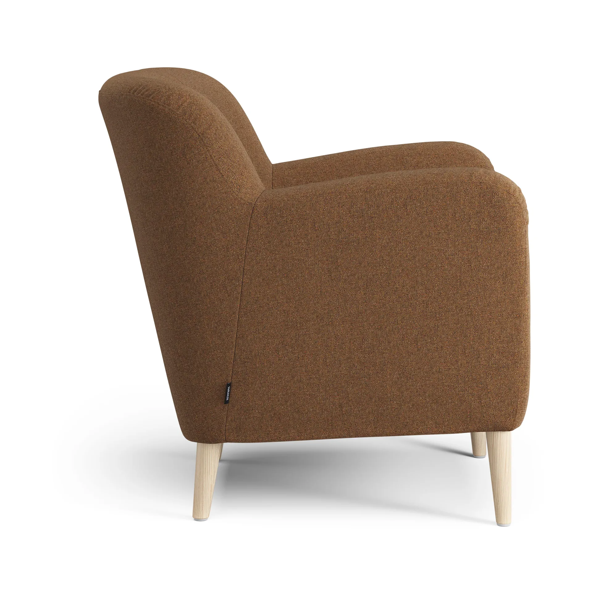 Nova lenestol med knapper, MLF 15 Stockwell-ask naturlakk Swedese