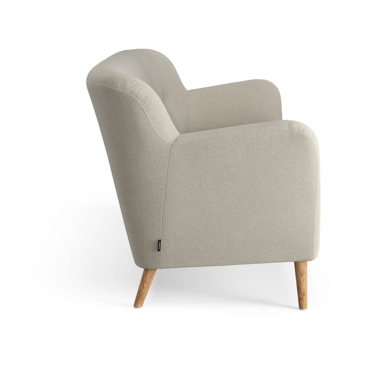 Nova sofa 3-seter med knapper 200 cm, Linara 05 Porridge-eik oljet Swedese