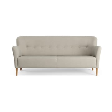 Nova sofa 3-seter med knapper 200 cm - Linara 05 Porridge-eik oljet - Swedese