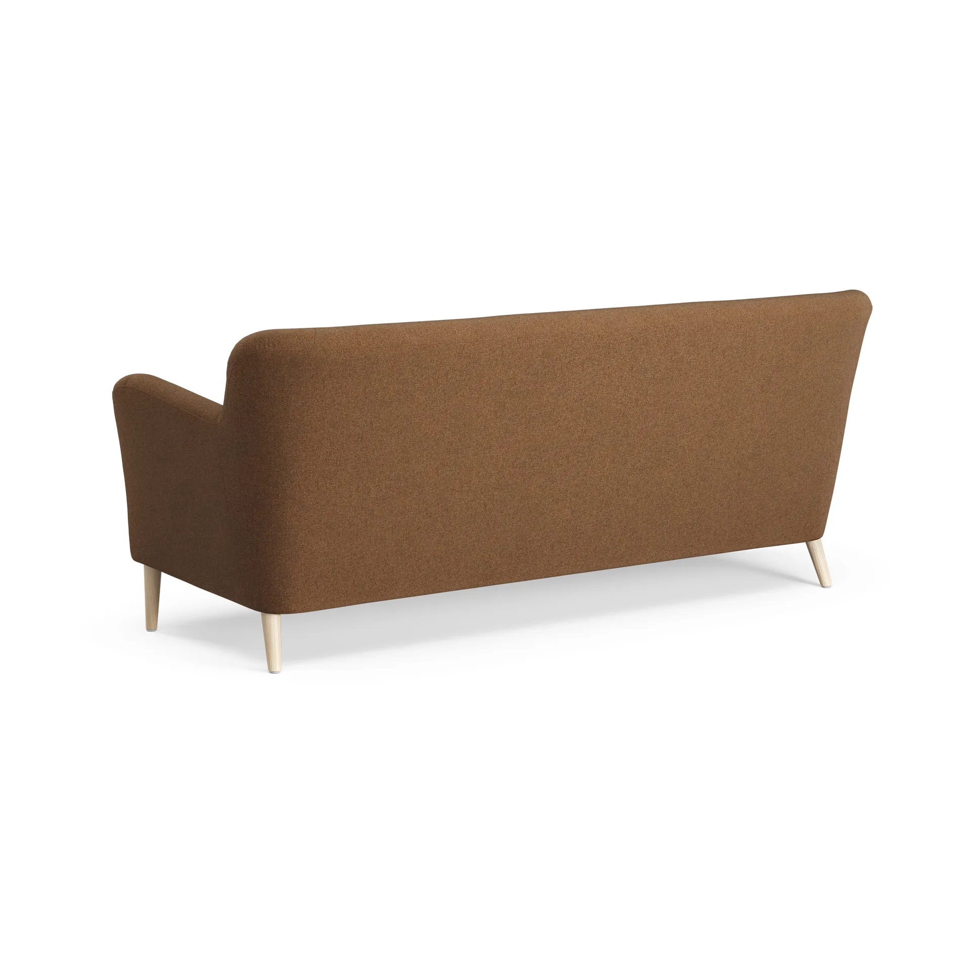 Nova sofa 3-seter med knapper 200 cm, MLF 15 Stockwell-ask naturlakk Swedese