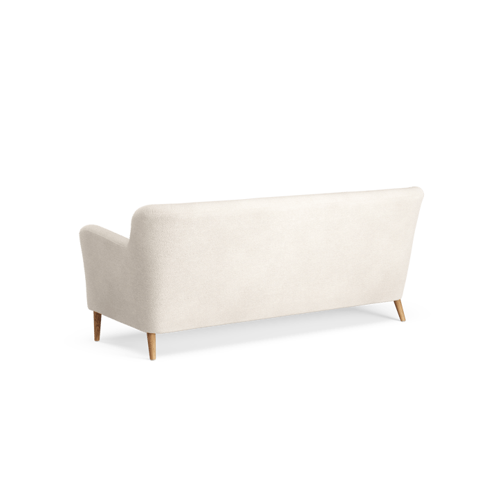 Nova sofa 3-seters 200 cm, Barnum 01 Off white-ek oljet Swedese