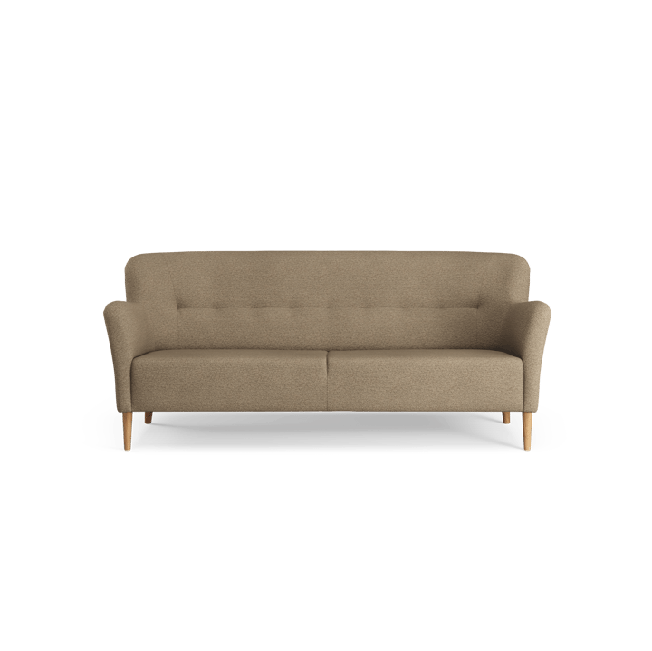 Nova sofa 3-seters 200 cm - Barnum 04 Jute-ek oljet - Swedese