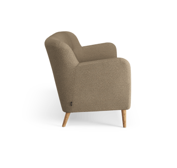 Nova sofa 3-seters 200 cm - Barnum 04 Jute-ek oljet - Swedese