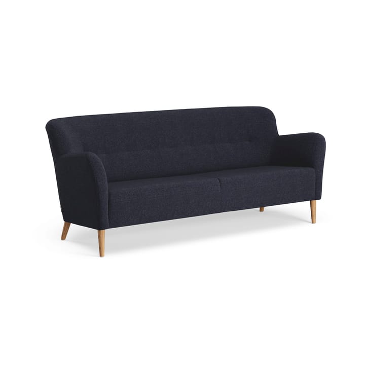 Nova sofa 3-seters 200 cm - Rami 4380 Mørkeblå-ek oljet - Swedese