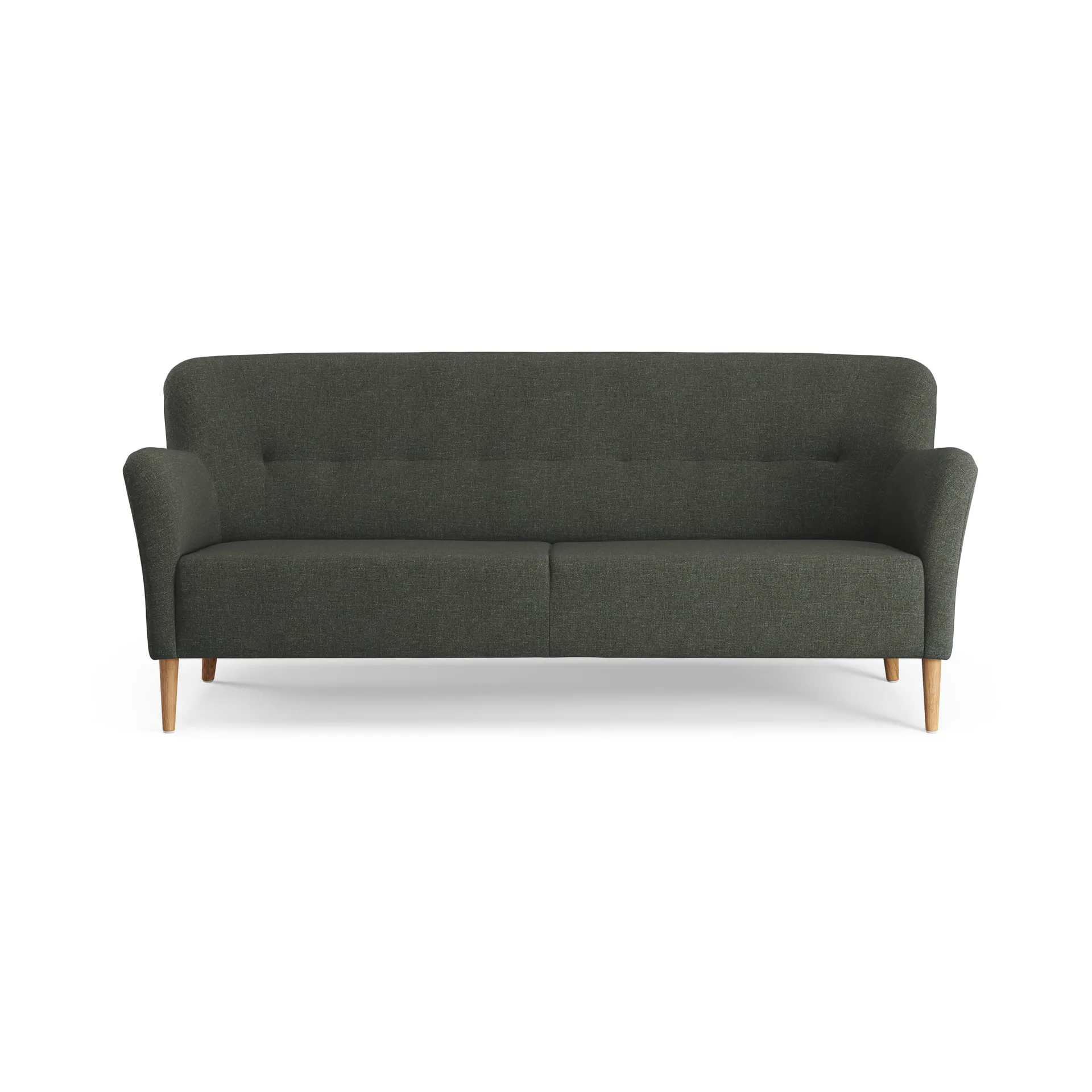 Nova sofa 3-seters 200 cm, Rami 6370 Green-eik oljet Swedese