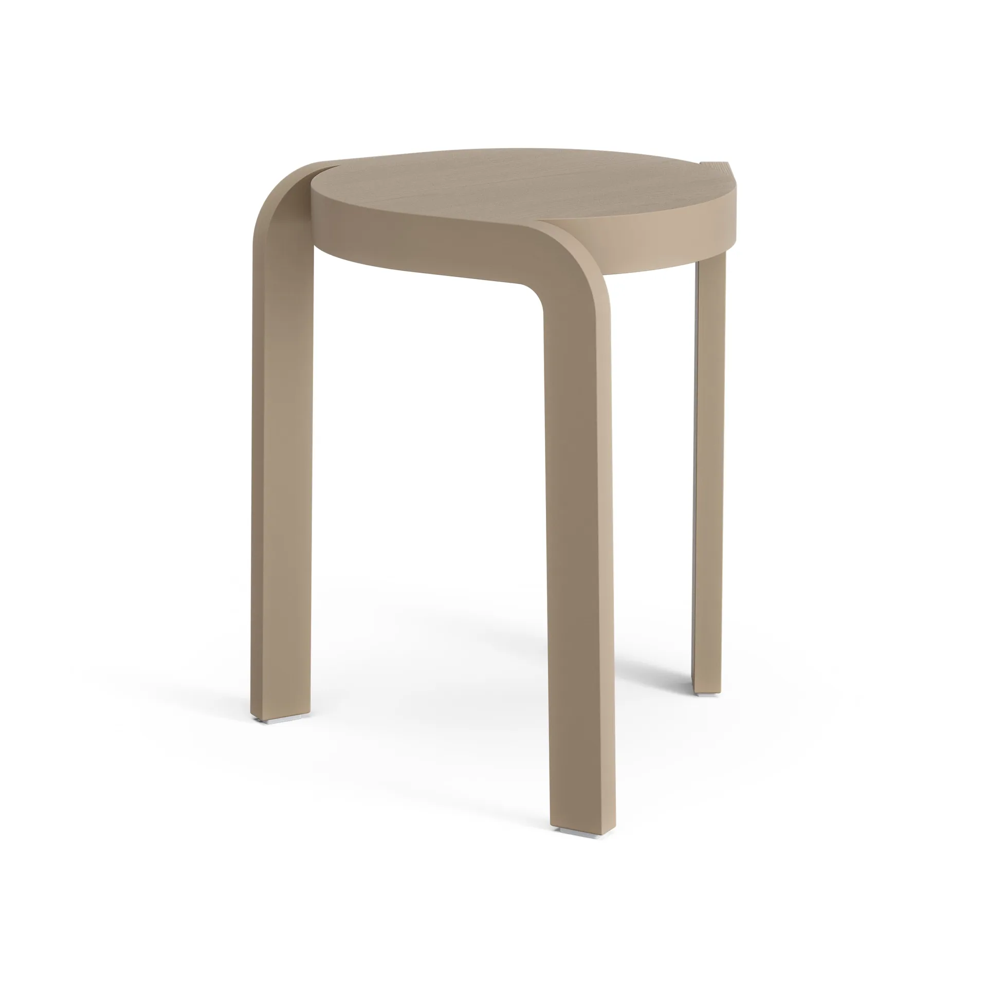 Spin rund krakk H44 cm, Ash-nutmeg, Ø32x44 cm Swedese