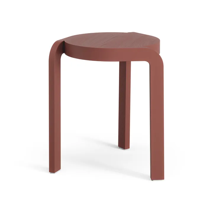 Spin rund krakk H44 cm - Ask-english red, Ø32x44 cm - Swedese
