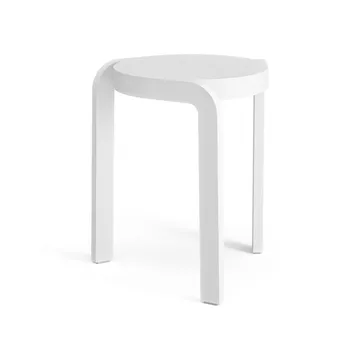 Spin rund krakk H44 cm - Hvitlasert ask, Ø32x44 cm - Swedese