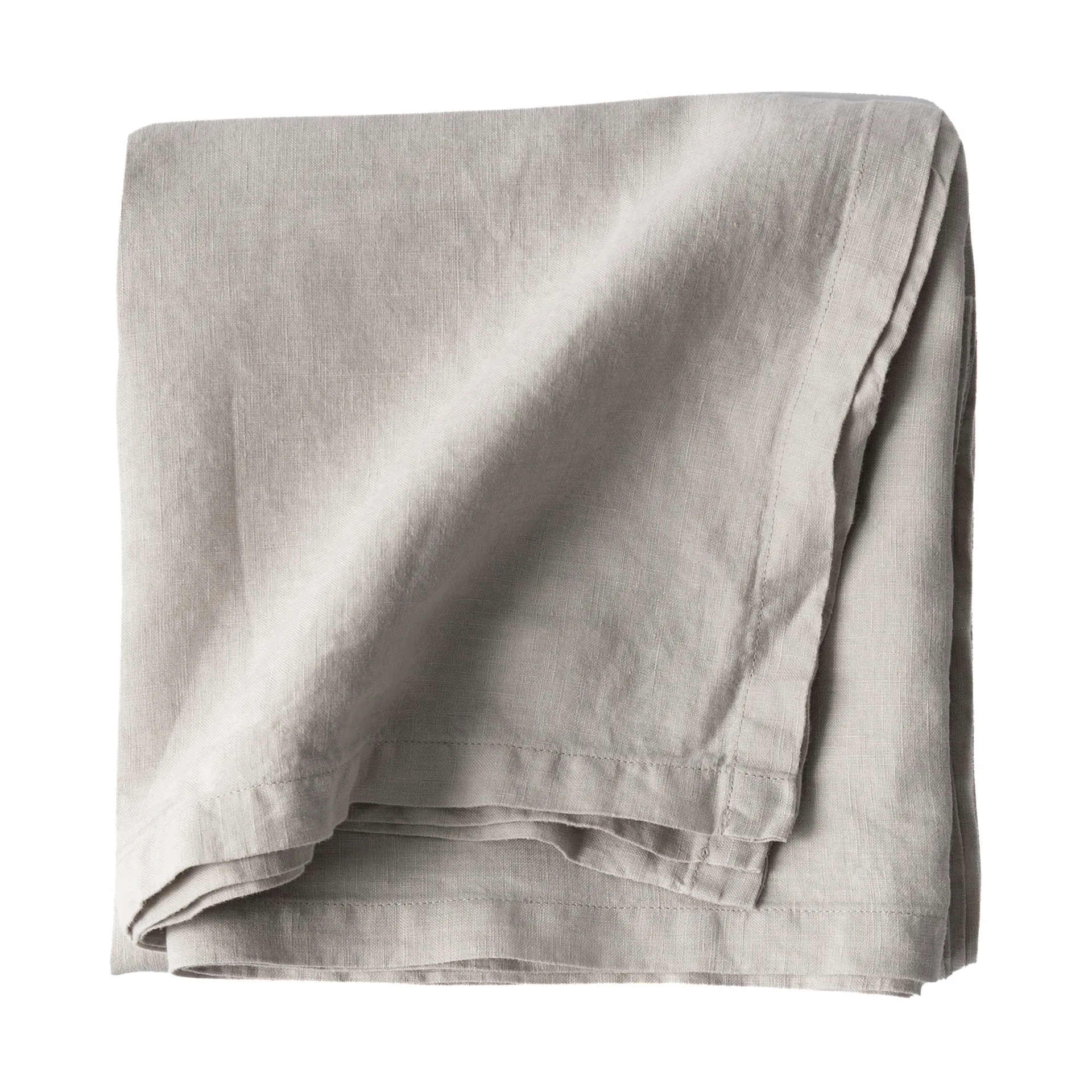 Bordduk lin 175x175 cm, Warm Grey Tell Me More