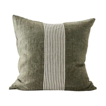 Colette putetrekk - Green stripe, 50x50 cm - Tell Me More