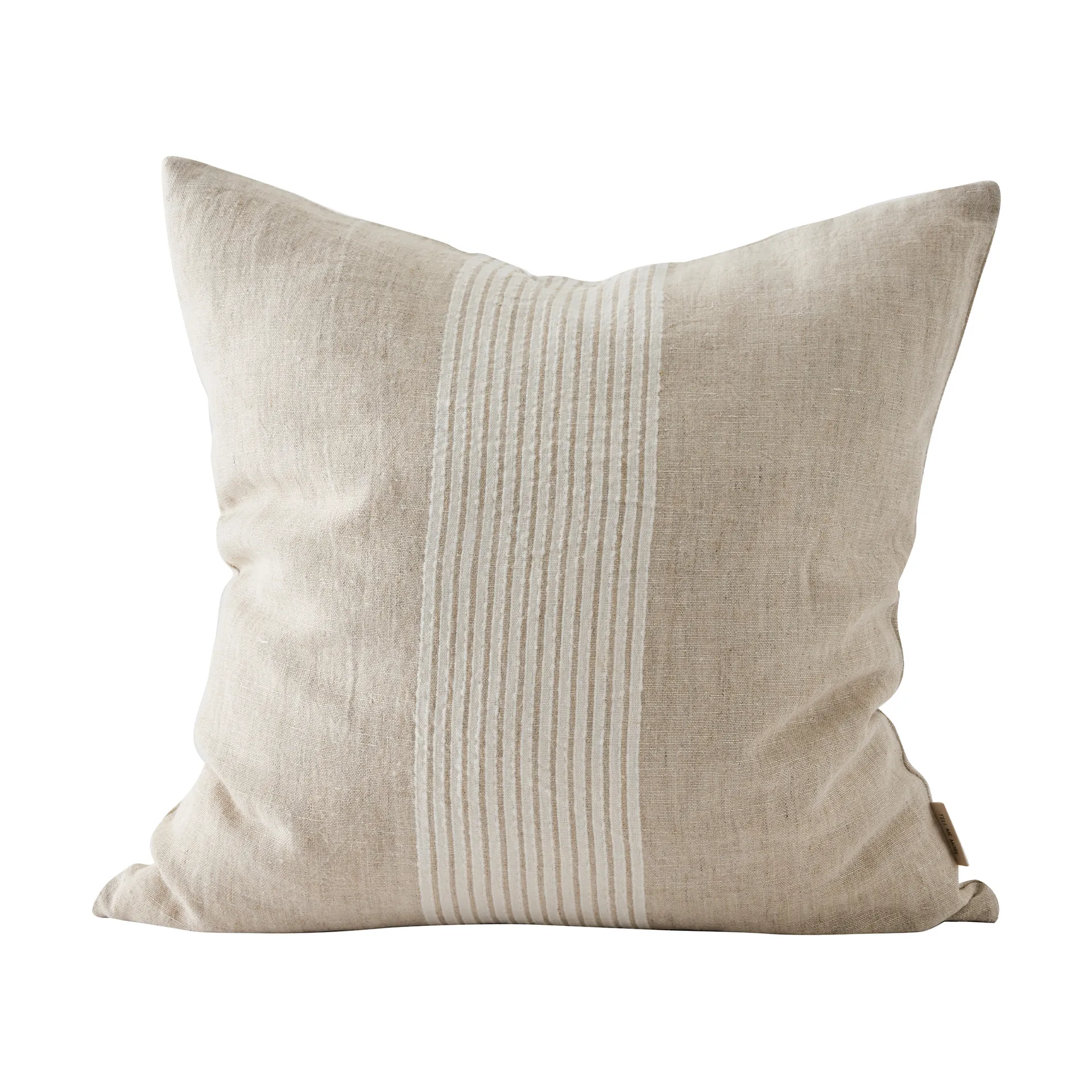 Colette putetrekk, Natural stripe, 50x50 cm Tell Me More