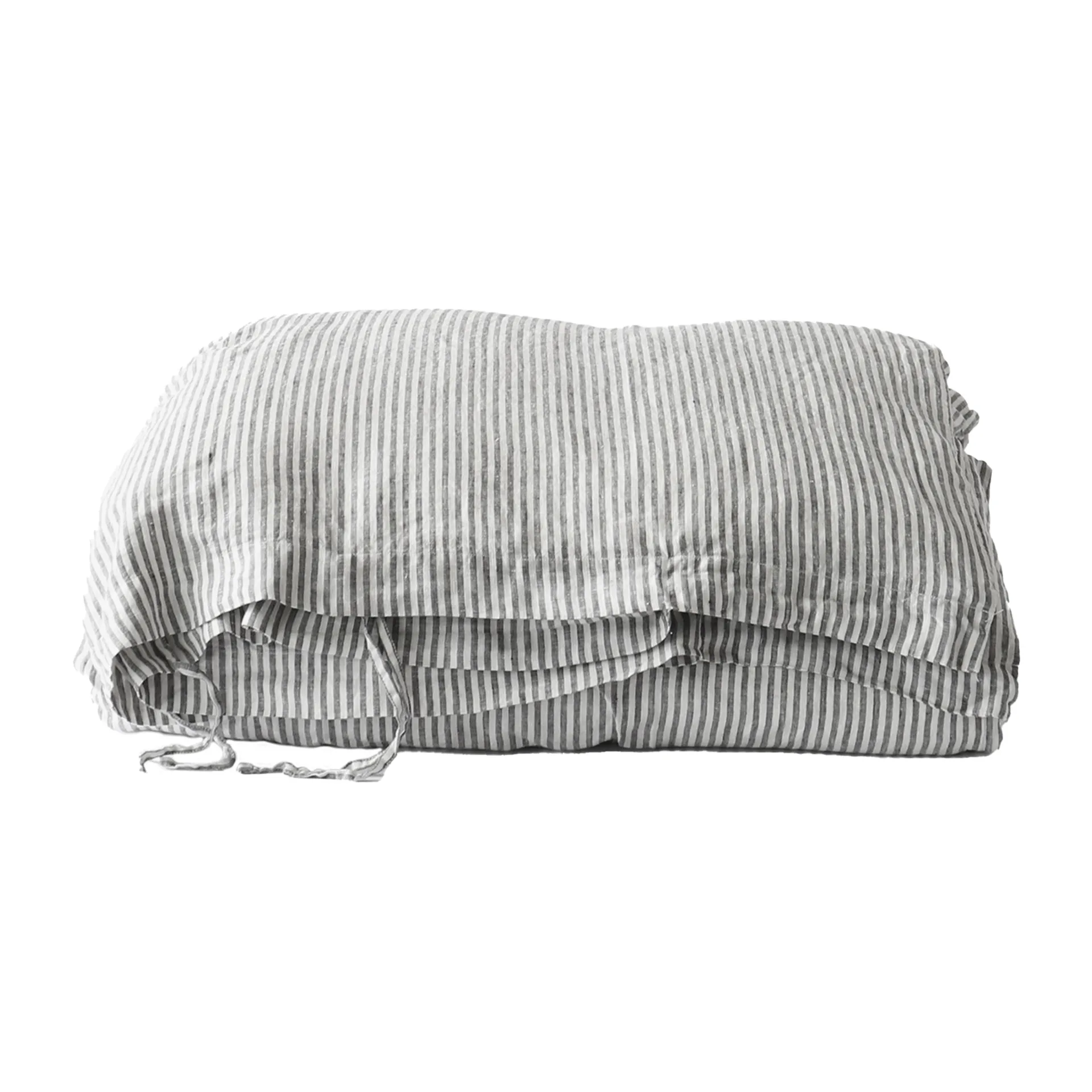 Dynetrekk lin 150 x 200 cm, Grey/white Tell Me More