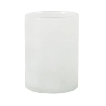 Frost telysglass L - Hvit - Tell Me More
