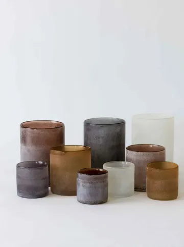 Frost telysglass M - Brun - Tell Me More