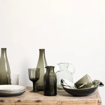 Galette vinglass lavt 25 cl - Smoke (grå) - Tell Me More