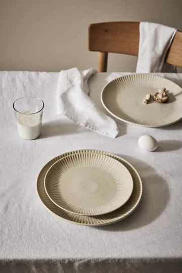 Granada tallerken Ø22 cm - Cremevit-beige - Tell Me More