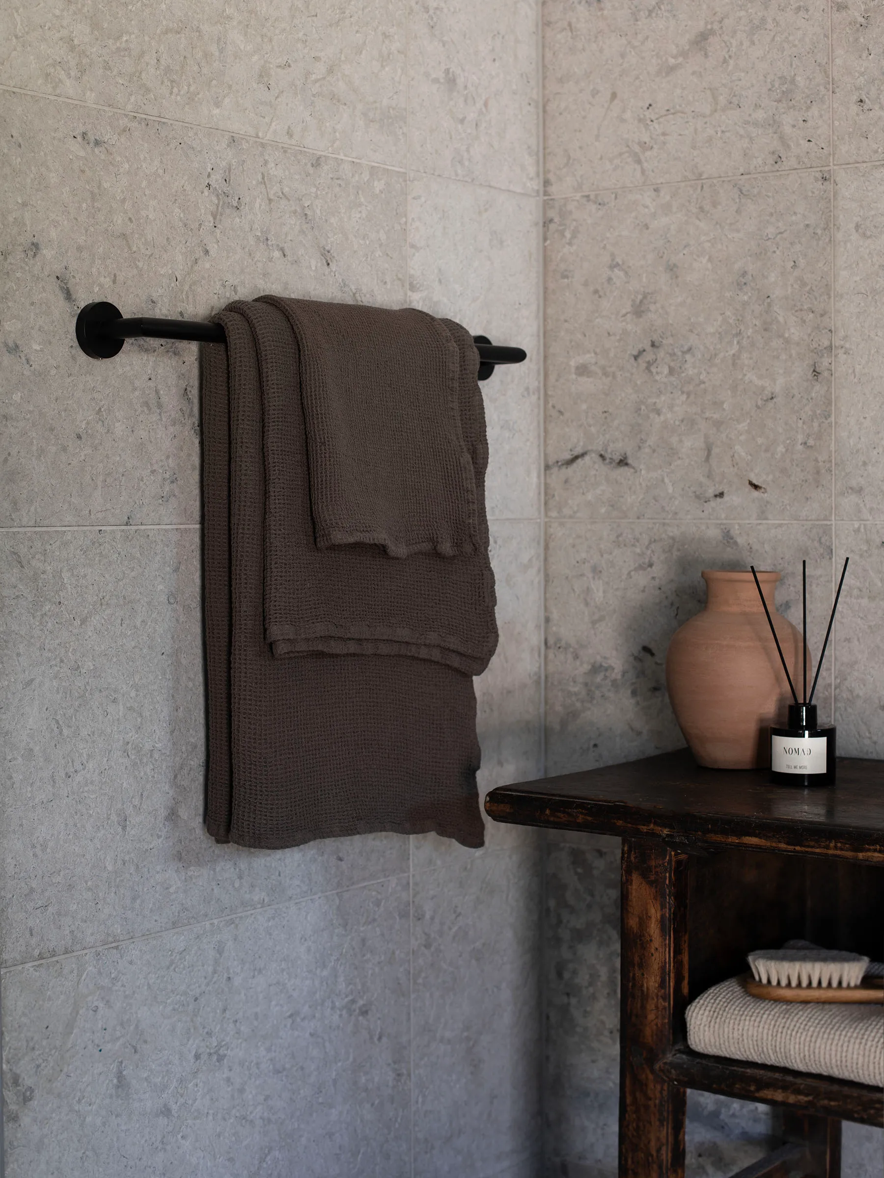 Nella badehåndkle 70x140 cm, Taupe Tell Me More