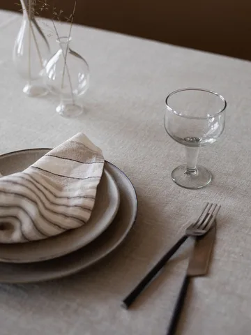 Noah linneserviett 50x50 cm - Beige stripe - Tell Me More