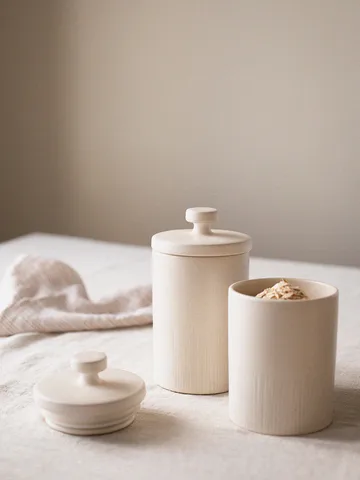 Palermo krukke med lokk - Offwhite, liten 0,95 L - Tell Me More