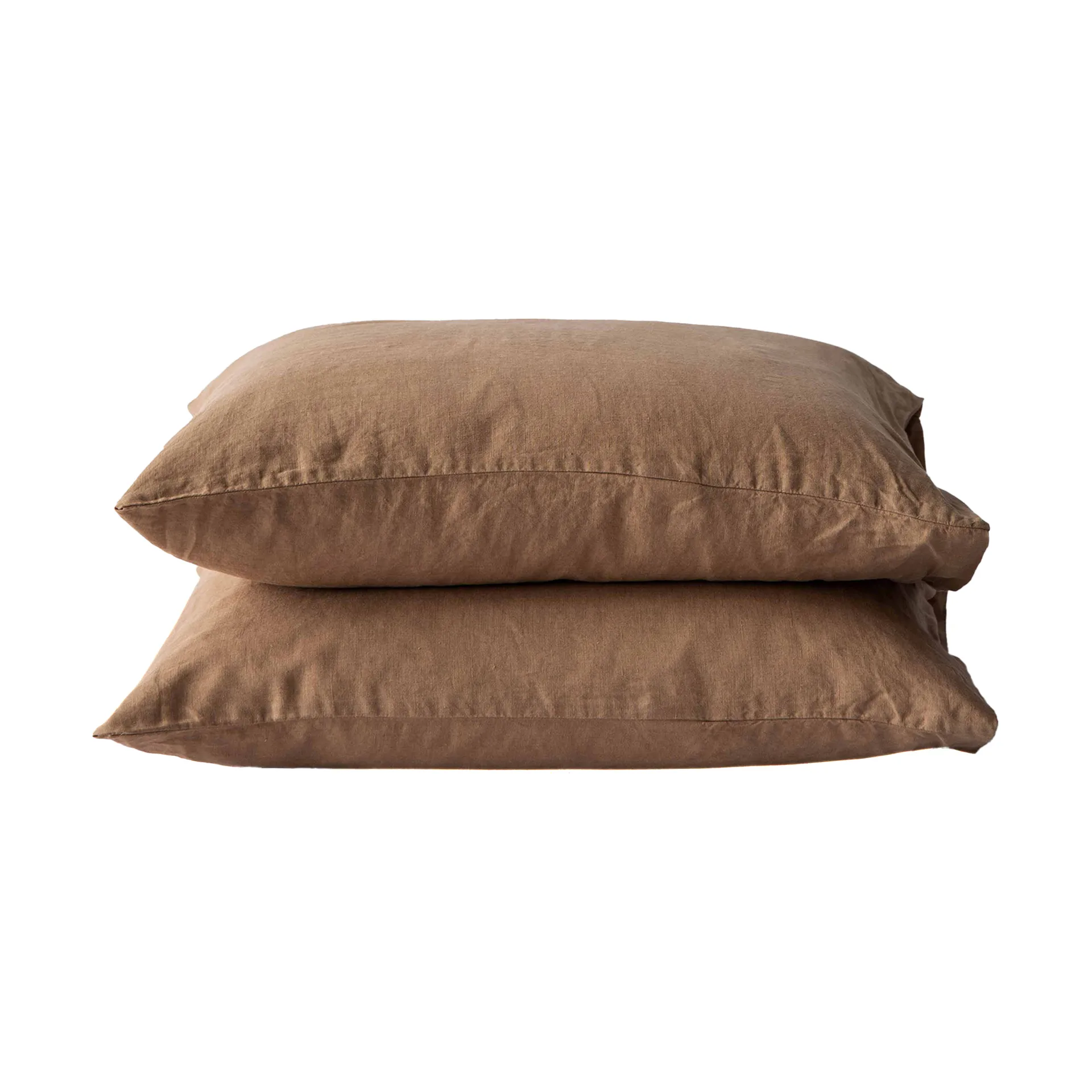 Stonewashed linen putevar 50 x 60 cm 2-pakning, Hazelnut Tell Me More