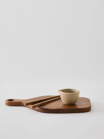 Teak spisepinner 1 sett - Brun - Tell Me More