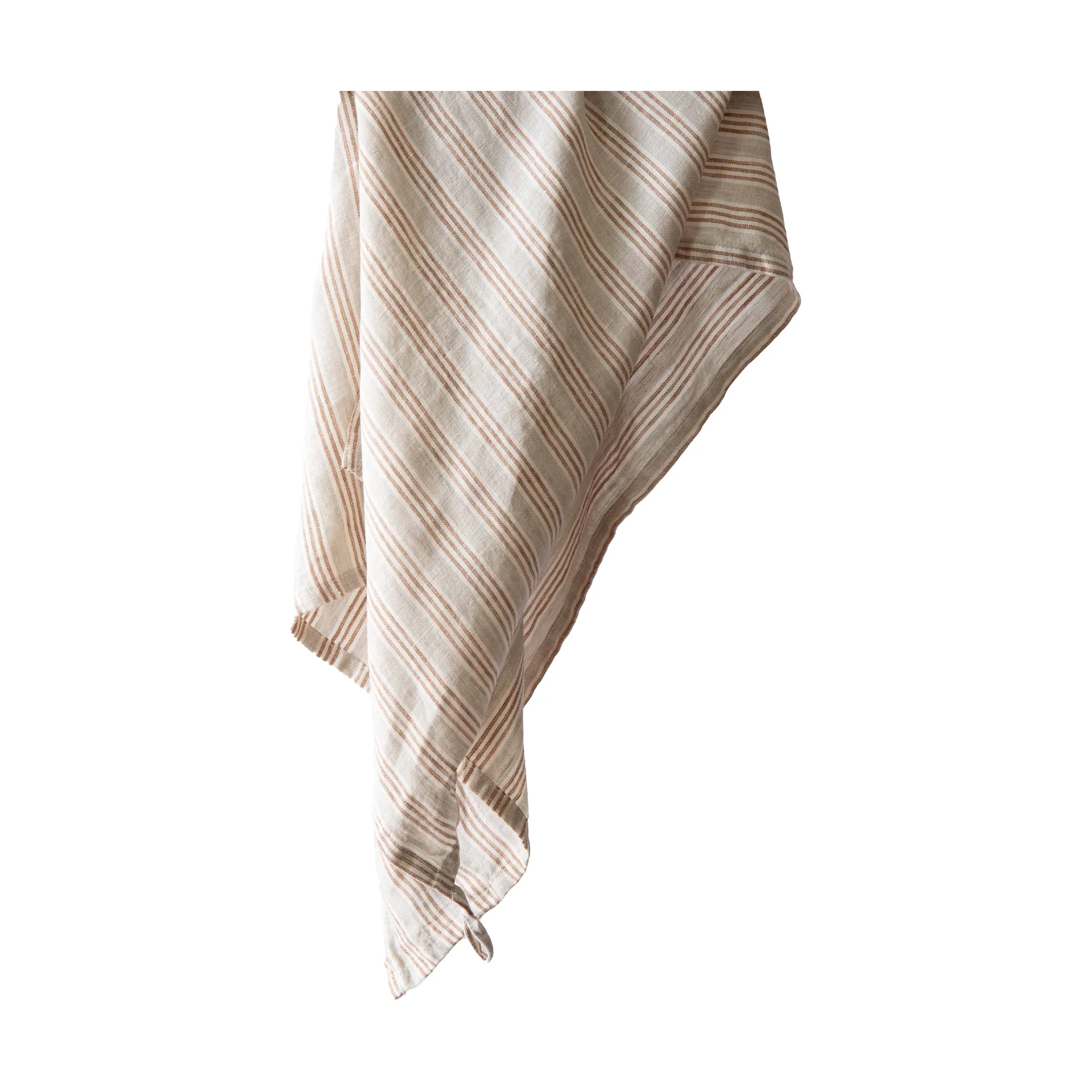 Tell me more kjøkkenhåndkle lin 50 x 70 cm, Hazelnut stripe Tell Me More