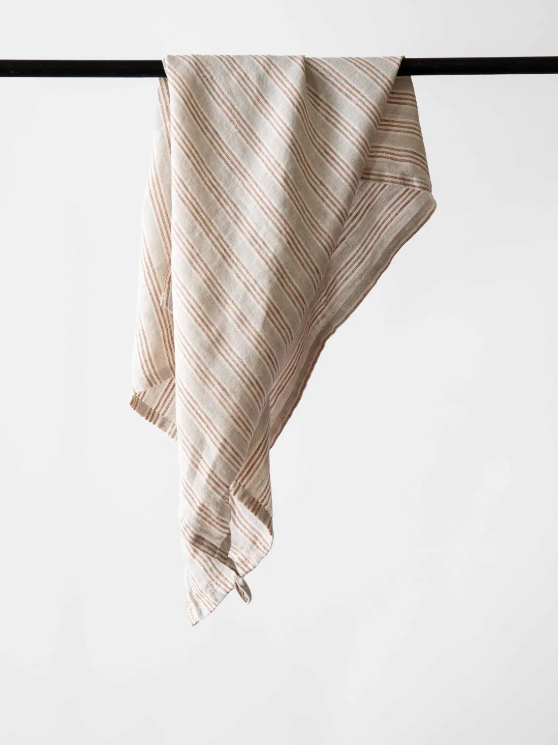Tell me more kjøkkenhåndkle lin 50 x 70 cm, Hazelnut stripe Tell Me More