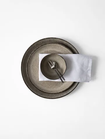Washed linen stoffserviett 45 x 45 cm - Bleached white - Tell Me More