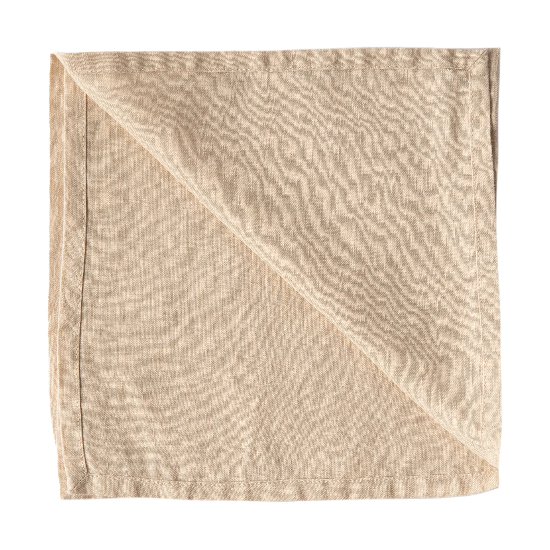 Washed linen stoffserviett 45 x 45 cm, Sand Tell Me More