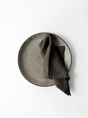 Washed linen stoffserviett 45 x 45 cm - Taupe - Tell Me More